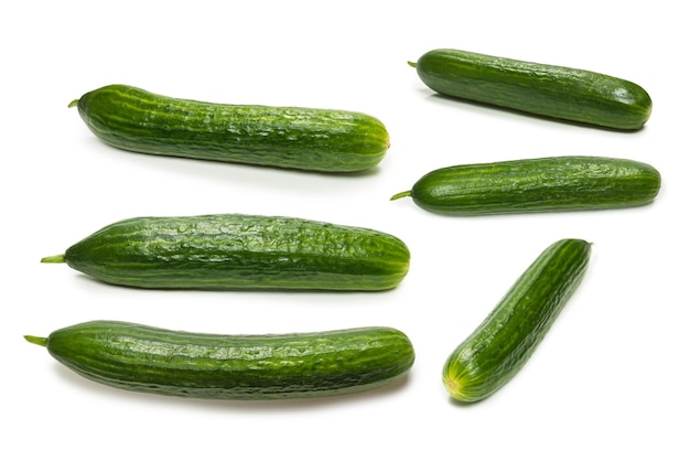 Cucumber isolated on white background