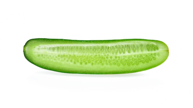 Cucumber isolated on white background