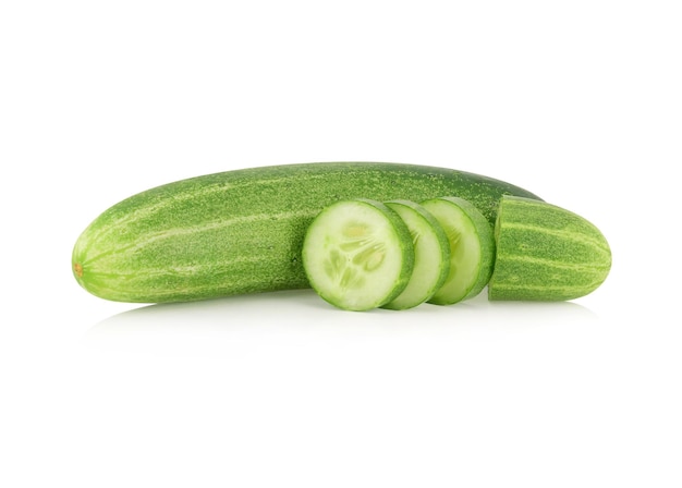 Cucumber isolated on white background