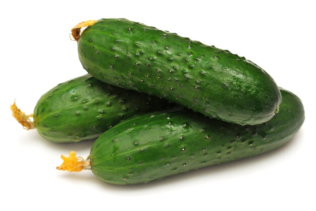 Cucumber isolated on white background