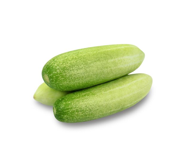 cucumber isolated on white backgroundclipping path