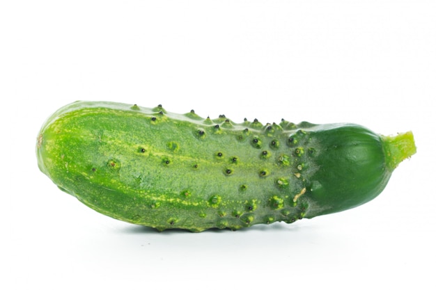 Cucumber isolated on white