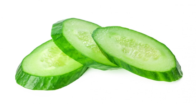 Cucumber isolated on white