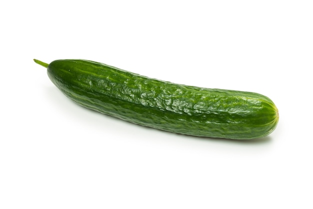 Cucumber isolated on white