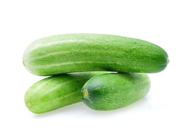 Cucumber isolated on white