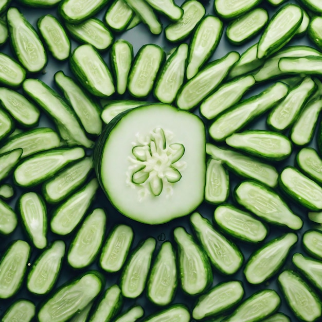 Cucumber Kaleidoscope A Symphony of Green Delight