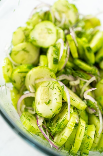 Cucumber salad