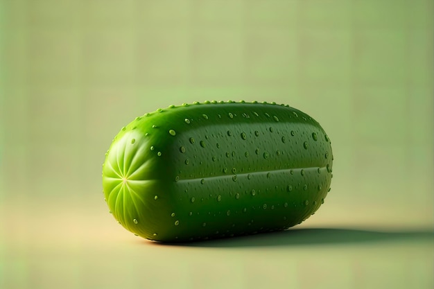 Cucumber in a Softly Colored Centrally Composed Image