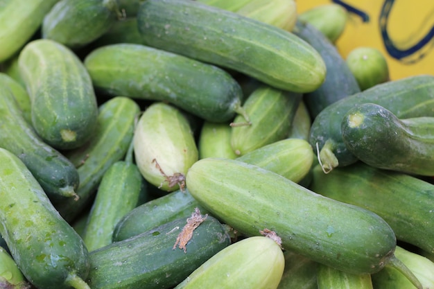 cucumber at street food