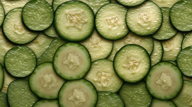 Cucumber Texture Background Celebrating Nature39s Crisp and Refreshing Delight