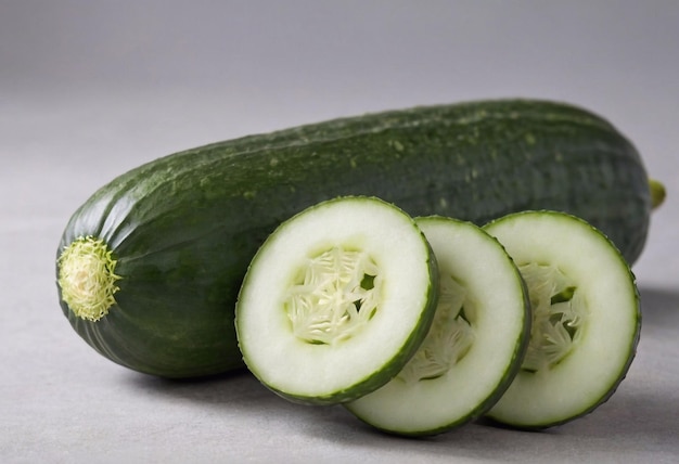 cucumber on a white background