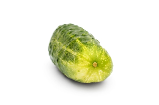 Cucumber on white background