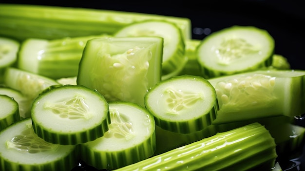 Cucumbers HD 8K wallpaper Stock Photographic Image