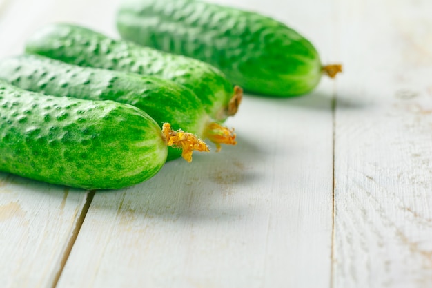  cucumbers on wood