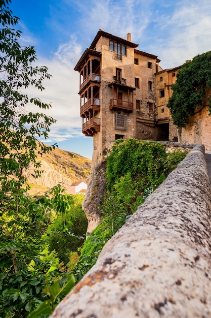 Cuenca Spain city of Hanging houses is an unesco heritage medieval historic place