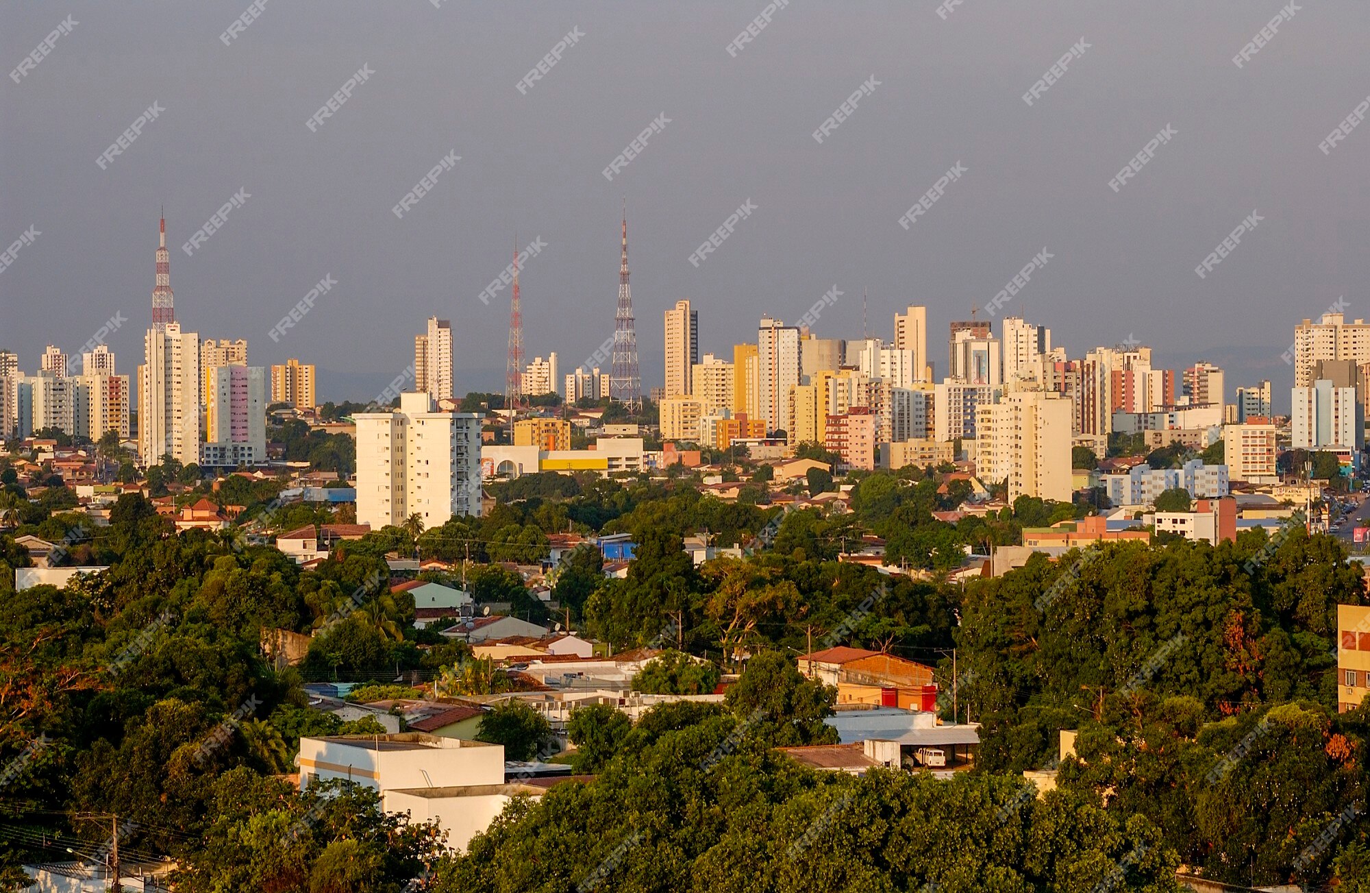 Aerial View Of The City Of Colniza In Mato Grosso Stock Photo - Download  Image Now - Avenue, Brazil, City - iStock