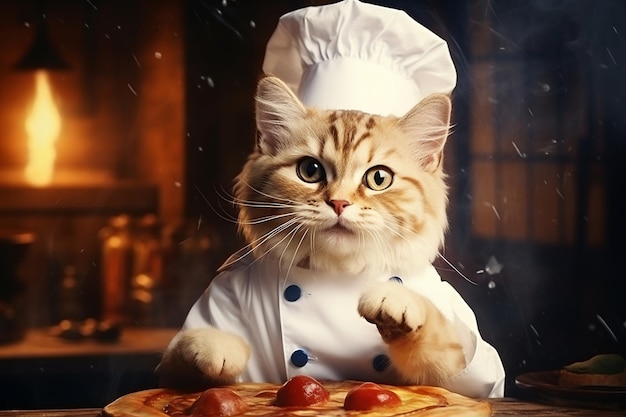 Culinair Cat Delight Een Feline Pizza Maestro