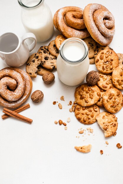 Culinary background of home-baked shop