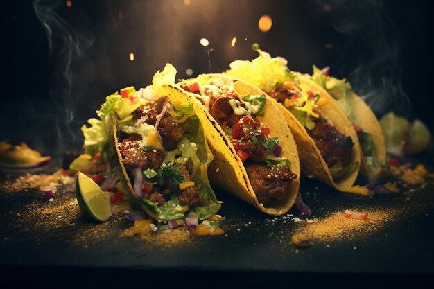 Foto culinary cinematic taco