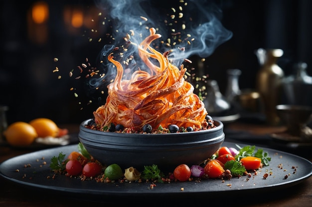 사진 요리 창조 요리 능력 요리 예술 맛있는 시각 맛있는 맛있는 음식