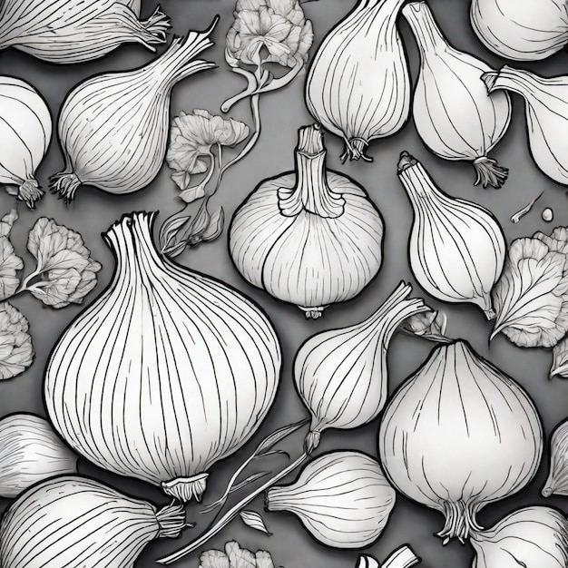 Photo culinary elegance onion medley