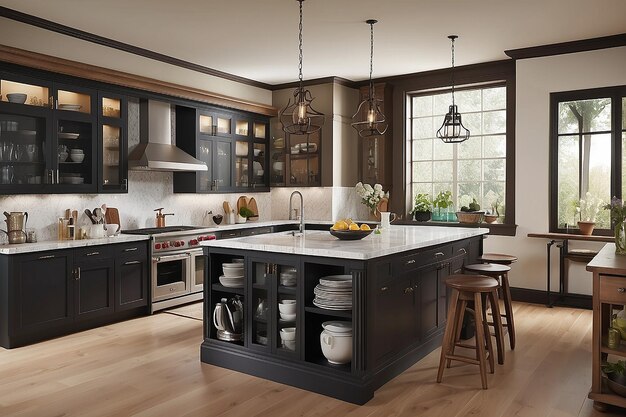 Culinary Studio Design a kitchen that combines functionality and aesthetics