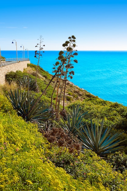 Cullera Mediterranean sea in Valencia Spain