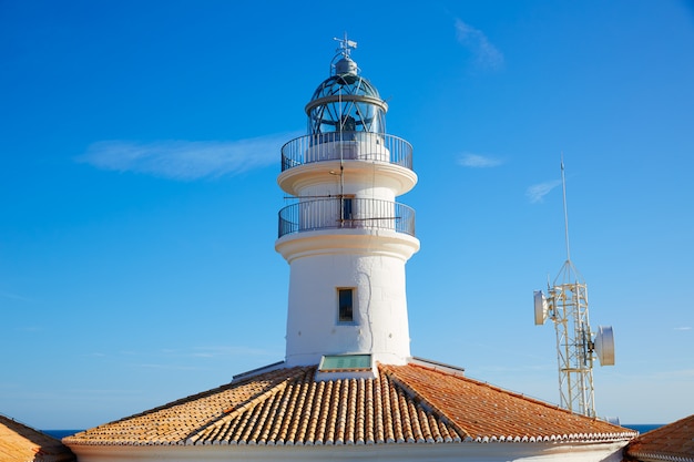 Cullera-vuurtoren in Valencia van Spanje