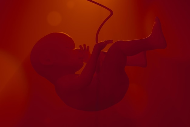 Фото Выращивание искусственного эмбриона человека с пуповиной
