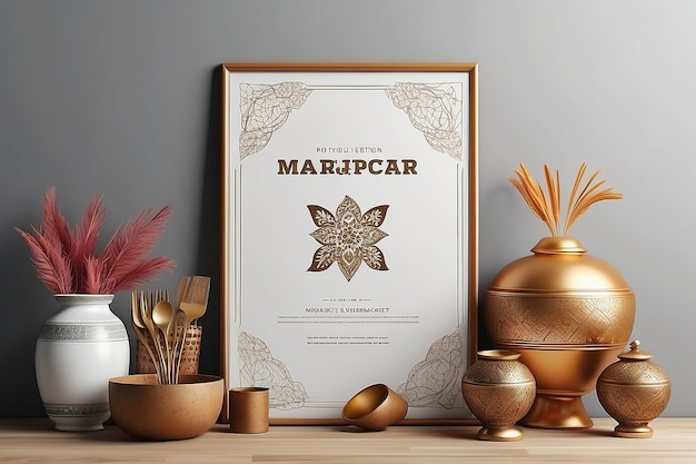 Cultural Celebration Branding Mockup Feature the Logo on Event Posters Merchandise and Traditional Decorations