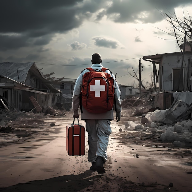 Культурное сострадание Вдохновленный греками медик Красного Креста и миссия машин скорой помощи
