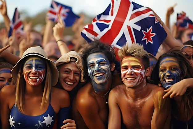 Foto diversità culturale in occasione della giornata dell'australia