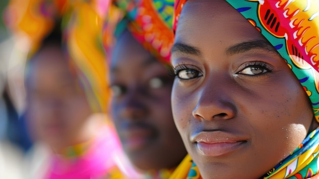 Photo a cultural festival organized by a youth engagement program to celebrate diversity and unity within