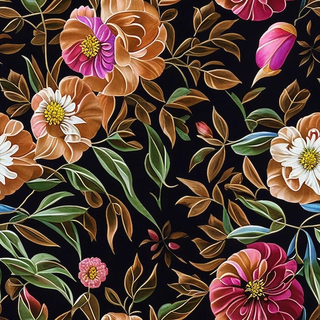 Cultural significance of floral patterns in a specific historical period or society