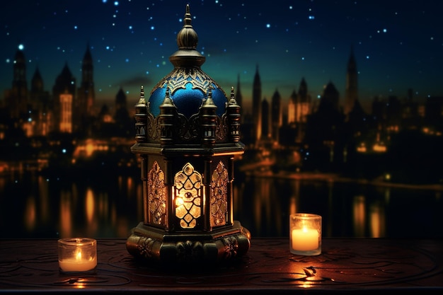 Foto culturele essentie van de ramadan mubarak