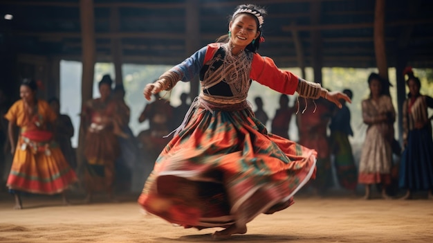 Culturele voorstellingen traditionele dansvoorstellingen