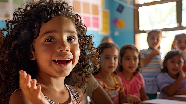 Cultuur school voor Spaanse kinderen