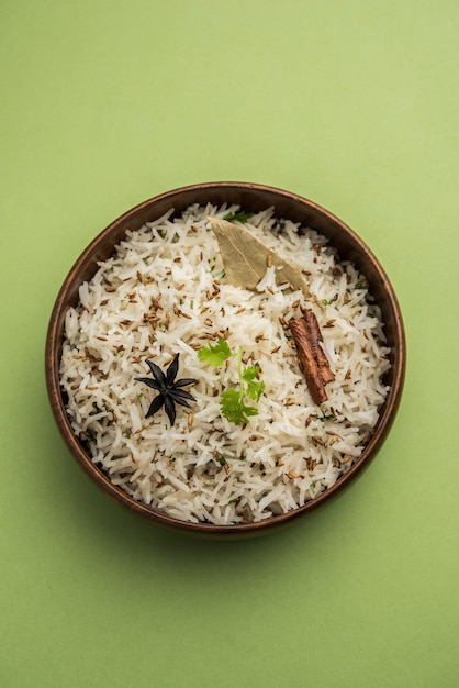 Cumin rice or Jeera Rice is a popular Indian main course item made using Basmati rice with basic spices