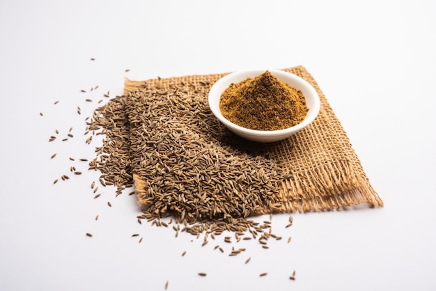 Cumin Seeds dust or  Jeera Powder, Indian spices