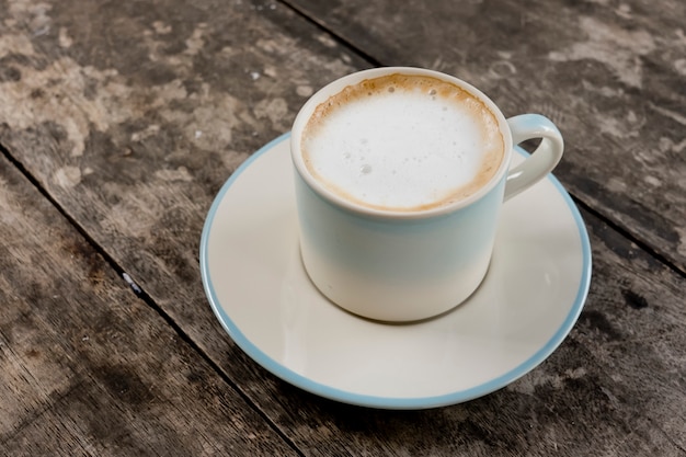 Foto una tazza di caffè latte