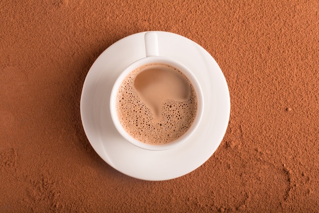 Cup of cappuccino