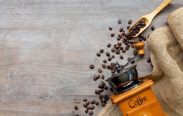 Cup of coffee and beans isolated on white