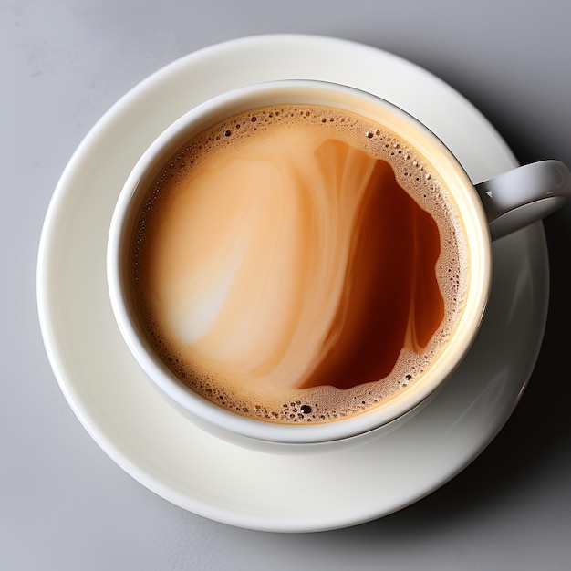 a cup of coffee isolated on white bakground