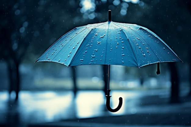 A cup of coffee sits on a window sill with rain drops on it