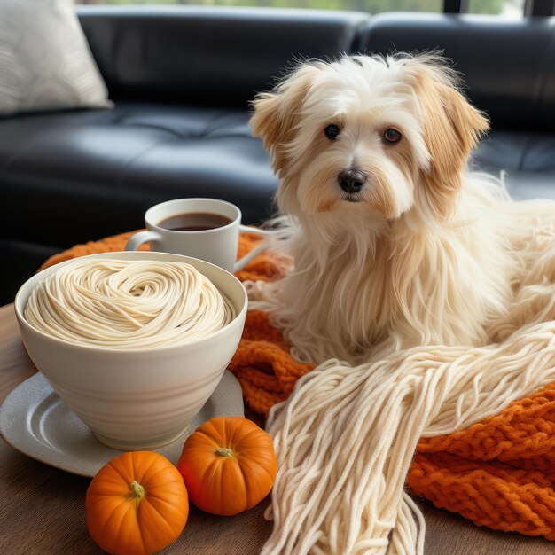 cup of coffee with cotton buds around UHD WALLPAPER