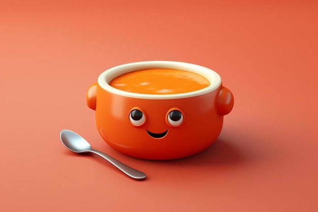 Photo a cup of coffee with a smiley face on it