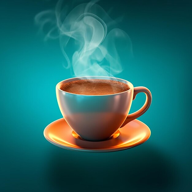 cup of coffee with steam