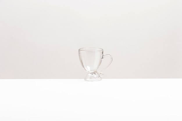 Photo cup for hot drink for online store of glass company