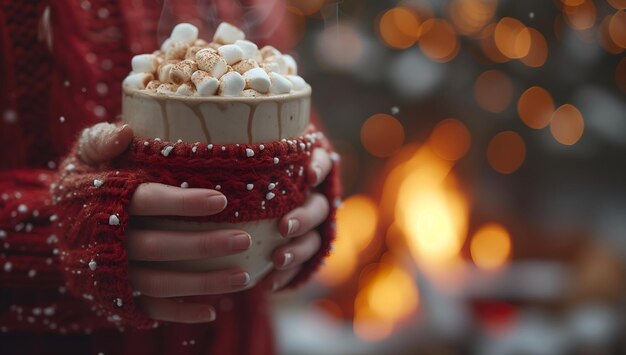 Photo cup of ice coffee