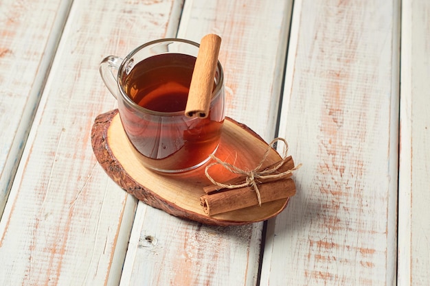 一杯のお茶 シナモンティー シナモンスティック入りシナモンドリンク